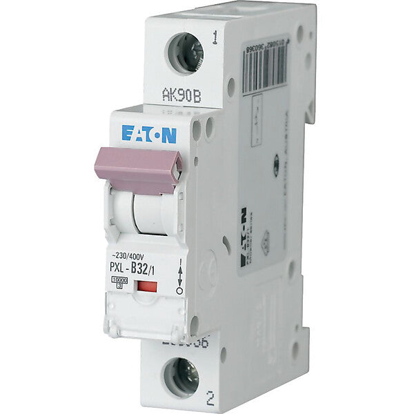 Eaton LS-Schalter m.Beschrift. B 32A, 1p PXL-B32/1
